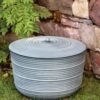 Ribbed Hose Pot With Lid 2 Ribbed Hose Pot With Lid -Garden Care 8613332 0025 ribbed hose pot with lid