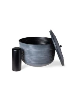 Ribbed Hose Pot With Lid -Garden Care 8613332 5804