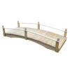 Acorn Garden Bridge Unfinished 3' X 12' -Garden Care 8613403 02v acorn garden bridge unfinished 3 foot x 12 foot