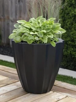 Sedona Round Planter, 18" Diameter 11 Sedona Round Planter, 18" Diameter -Garden Care 8613526 01V