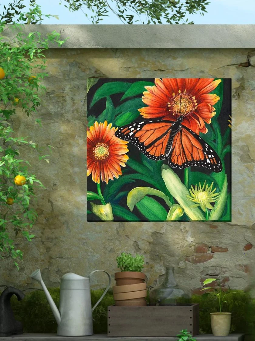 Monarch Outdoor Wall Art 3 Monarch Outdoor Wall Art