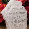 Planted To Celebrate A Life Well Lived Memorial Stone 1 Planted To Celebrate A Life Well Lived Memorial Stone -Garden Care 8614139 01V 3 4 planted to celebrate a life memorial stone